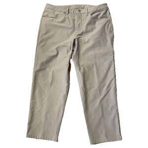 Lululemon Pants Men's Size‎ 36x26 ABC Classic Fit 5 Pocket Crop Gray LM5AH0S